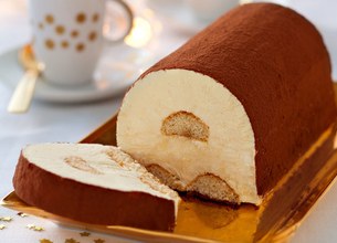 Bûche de Tiramisu glacé Galbani