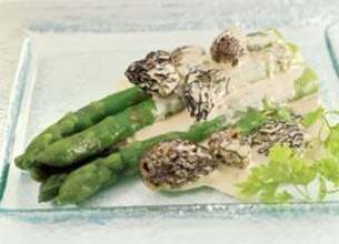 Asperges aux morilles