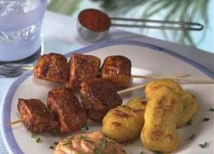Brochettes de Dinde au Paprika