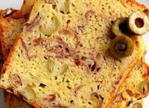 Cake à l’Emmental et aux deux jambons