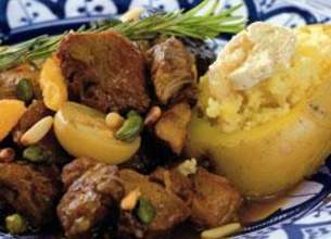 Confit d'agneau aux fruits secs