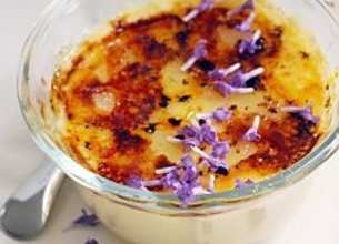 Crème brûlée à la lavande