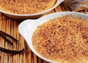 Crème brûlée à la vanille