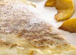 Crêpe soufflée au calvados