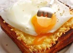 Croque madame à l'Emmental