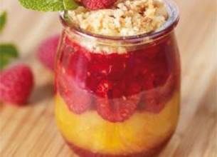 Crumble estival aux amandes