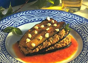 Feuilletés d'aubergines à la Grecque