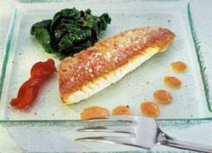 Filet de rouget florentine