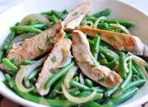 Fricassée de poulet aux haricots verts Primevère