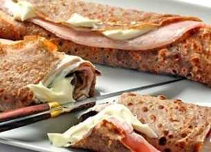 Galette au jambon et au Délice de Camembert fondant