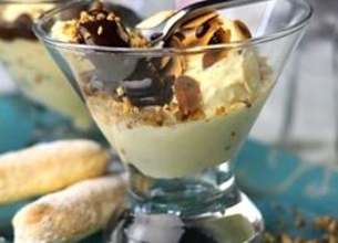 Glace, Petit Pot de Crème aux éclats d’Amandes La Laitière 