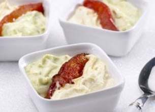 Guacamole, ricotta et tomates confites