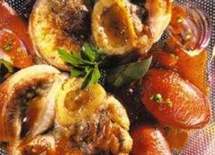Jarret de veau flambé au Rhum