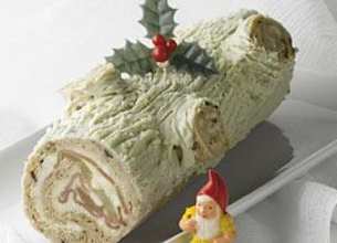 La bûche de Noël au roquefort
