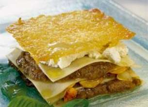 Lasagnes au caviar d'aubergine