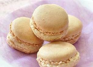 Macarons au chocolat blanc