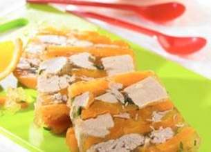 Marmelade de veau en terrine aux carottes à l'orange et cumin