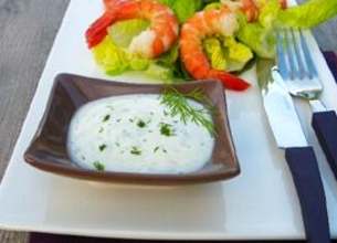 Mêlée de crevettes à l'aneth Mêlée de crevettes à l'aneth