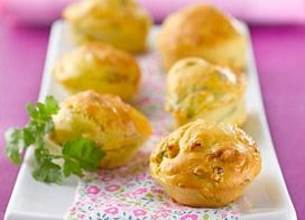 Minis muffins au blanc de dinde et curry
