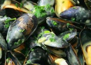 Moules de Bouchots sauce Rondelé au Bleu