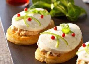 Mousse de sardine au citron vert et mozzarella