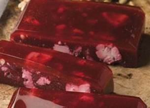 Nougat de betteraves aux pépites de bleu des causses