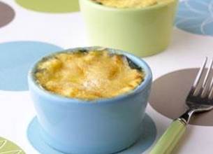 Petits gratins de blettes aux deux fromages