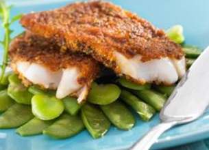 Poisson pané épicé
