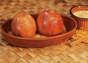 Pommes grand-mère, crème à la cannelle