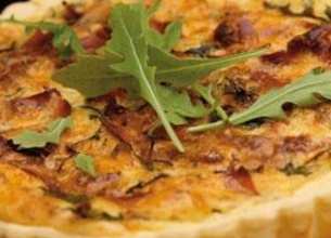 Quiche à la roquette