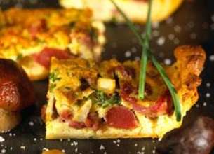 Quiche aux cèpes