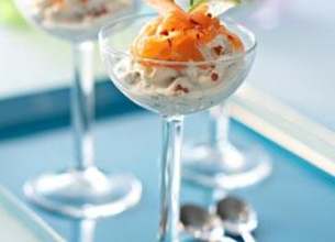Ricotta aux Herbes et Saumon Fumé