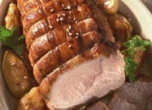 Rôti de veau au beurre salé