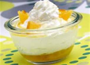 Salade d'oranges et crème fouettée