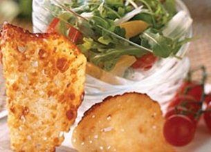 Salade de Roquette et Tuiles de Mozzarella
