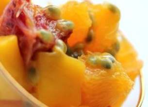 Salade de clémentines aux fruits exotiques