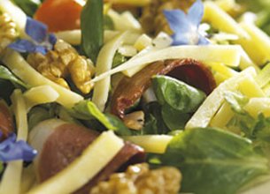 Salade paysanne au Cantal  Entre-Deux Pont de la Pierre
