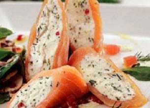 Saumon fumé à la ricotta