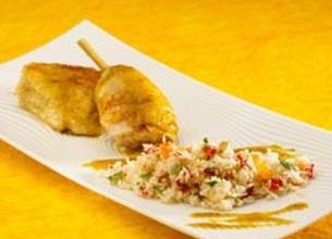 Semoule de chou-fleur au poulet