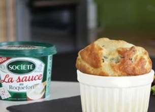 Soufflés à La Sauce au Roquefort Société