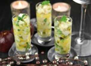 Tartare de Saint-Jacques aux fruits de la passion