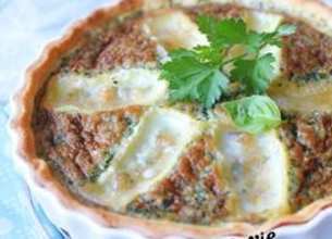 Tarte au fromage de brebis Lou Pérac et aux herbes