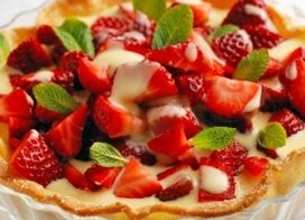 Tarte aux fraises à la crème pâtissière