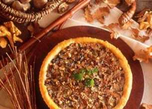 Tarte d'Automne aux champignons