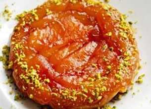 Tarte tatin aux pistaches