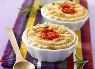 Tartelettes aux légumes du soleil et Salakis