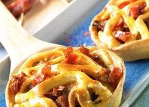 Tartelettes de veau au piment et chorizo