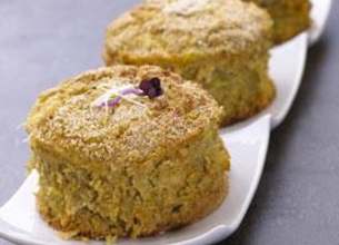 Timbales de fonio au fromage nature