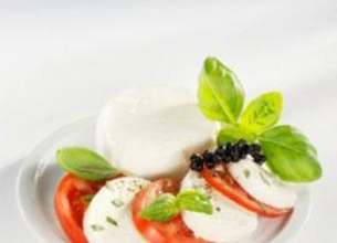 Tomates-mozzarella sauce citron