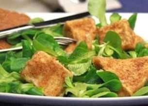 Triangle de camembert Lanquetot pané aux spéculoos